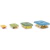Joseph Joseph Nest Glass Storage, Freezer Oven Microwave Dishwasher Safe, 8-Piece Set, Multi-colored, Multicolor