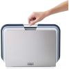 Joseph Joseph Nest Large 3-Piece Color coded Cutting Board Set with Storage Stand, Large – Grey(Gray)