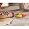 Joseph Joseph PrecisionPin – Rolling Pin with adjustable pastry thickness, Baking and dough rollers, Beech Wood, Multicolor(Multicolour)