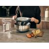 Joseph Joseph Prep&Store- Stainless Steel Mixing Nest Bowls with Lids, 8 piece Metal Bowl food Storage Set, Stainless Steel(4-piece mixing bowl set)