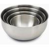 Joseph Joseph Prep&Store- Stainless Steel Mixing Nest Bowls with Lids, 8 piece Metal Bowl food Storage Set, Stainless Steel(4-piece mixing bowl set)