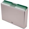 Joseph Joseph Folio 4-Piece Colour coded Cutting Board Set, Slimline case for organized Kitchen storage, Silver(Green/Silver)