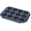 Joseph Joseph Nest™ Bake Set of 2 Non-Stick Round Cake Pan, 9in & 7.8in, Carbon Steel, Easy-Pull Handles, Stackable, Space-Saving Design, 10-Year Guarantee(Muffin)