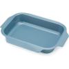 Joseph Joseph Nest Bakeware and Roasting Pan, Carbon Steel Baking Pan with Non-Stick Coating, Easy-Pull Handles, Organized Kitchen Storage, Small, Blue(Single (Small))