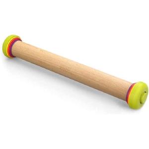 Joseph Joseph PrecisionPin – Rolling Pin with adjustable pastry thickness, Baking and dough rollers, Beech Wood, Multicolor(Multicolour)
