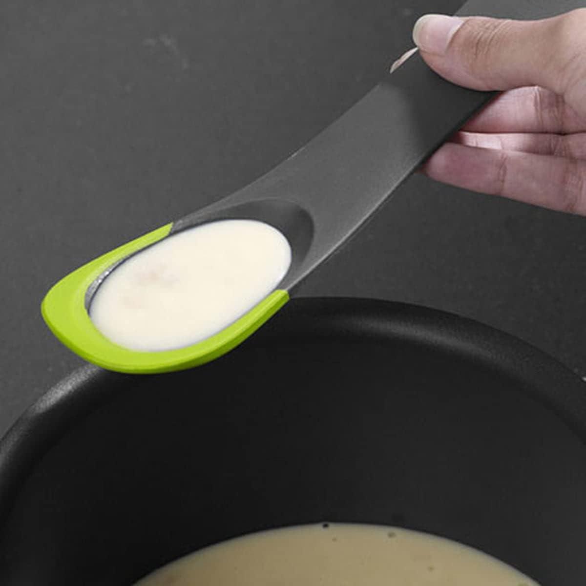 image:imageJoseph Joseph Unitool 5in1 Silicone Kitchen Utensil Slotted Spoon Turner Cutting Tool Solid Spoon and Spatula in one GreyGray