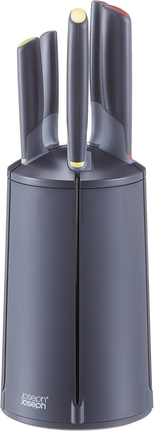 image:imageJoseph Joseph 10527 Elevate Knives Carousel Knife Set with Rotating Storage Stand 6piece Black updatedMulticolour