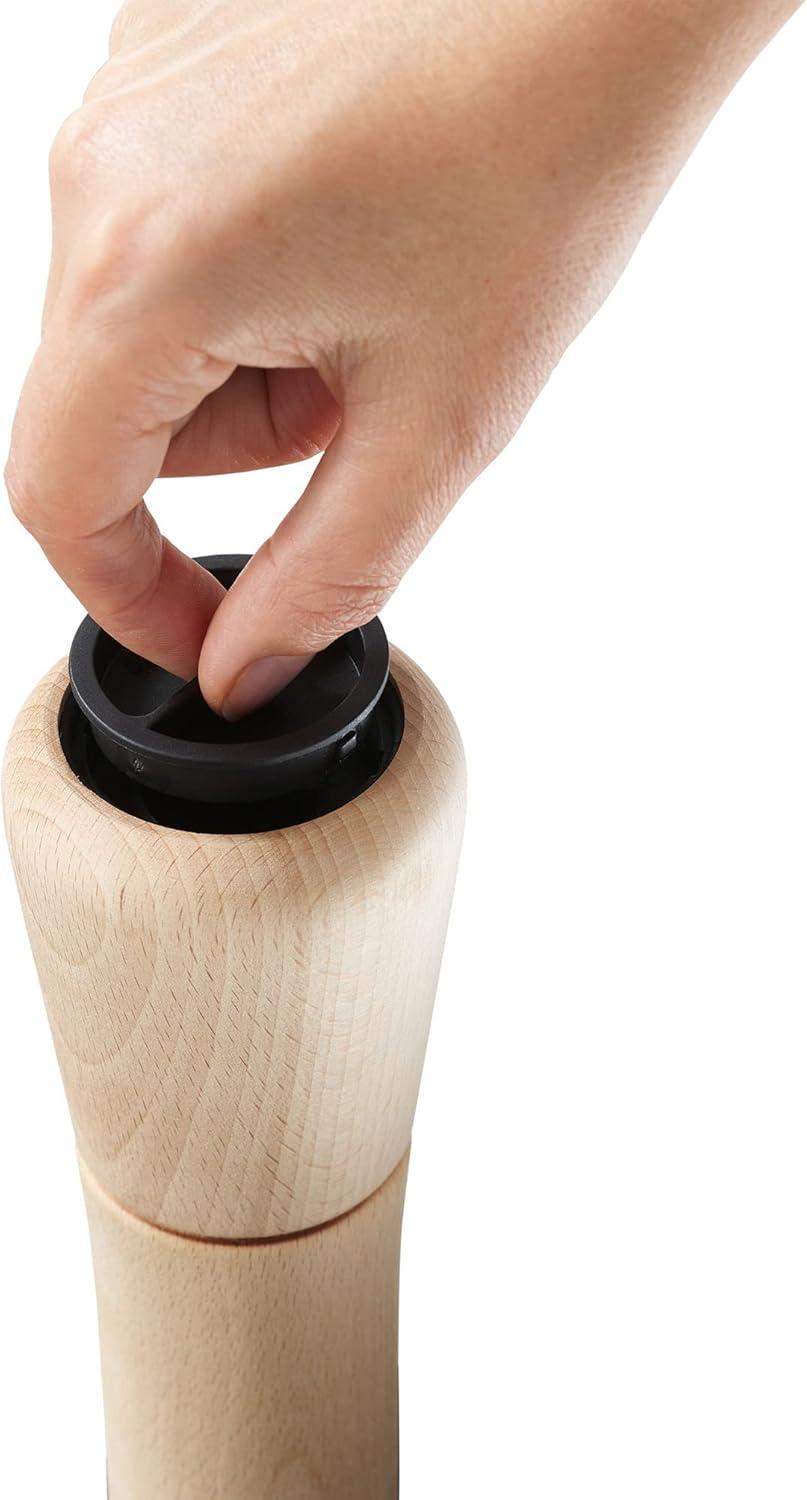 image:imageJoseph Joseph 20190 Milltop Wood Nonspill Kitchen Pepper Mill WoodBeech Wood