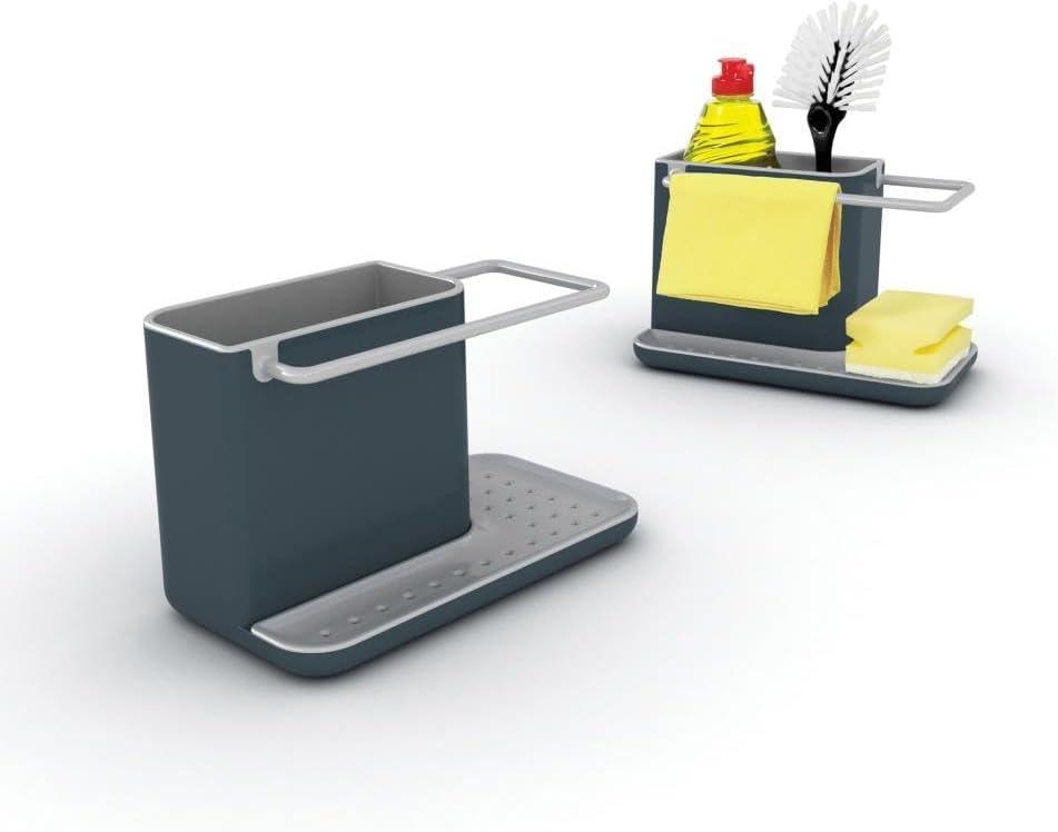 image:imageJoseph Joseph 85070 Sink Caddy Kitchen Sink Organizer Sponge Holder DishwasherSafe Large GrayGrey