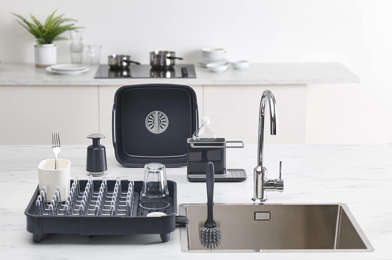 image:imageJoseph Joseph 85070 Sink Caddy Kitchen Sink Organizer Sponge Holder DishwasherSafe Large GrayGrey