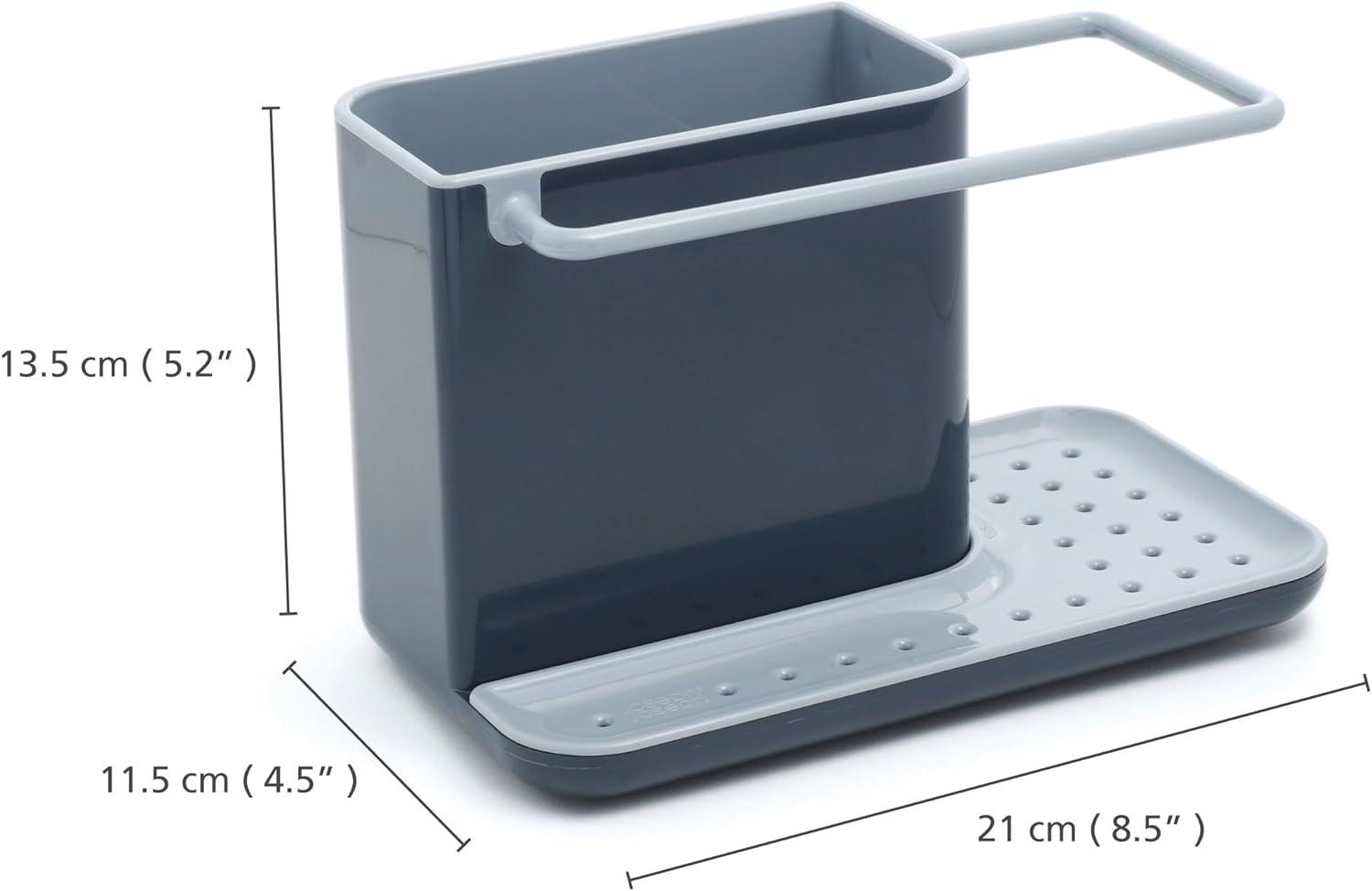 image:imageJoseph Joseph 85070 Sink Caddy Kitchen Sink Organizer Sponge Holder DishwasherSafe Large GrayGrey