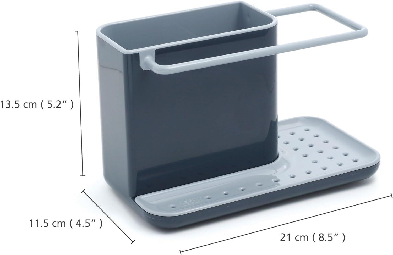 image:imageJoseph Joseph 85070 Sink Caddy Kitchen Sink Organizer Sponge Holder DishwasherSafe Large GrayStoneSage