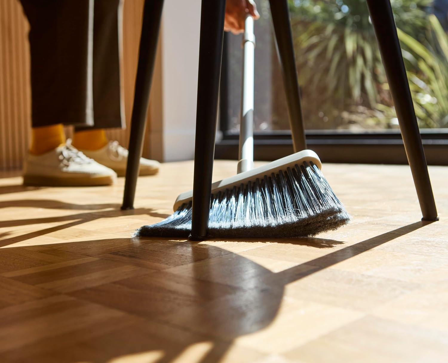 image:imageJoseph Joseph CleanTech WallMounted Indoor Dustpan amp Brush Set with DustShield Compact Clean Storage Handheld BroomBroom