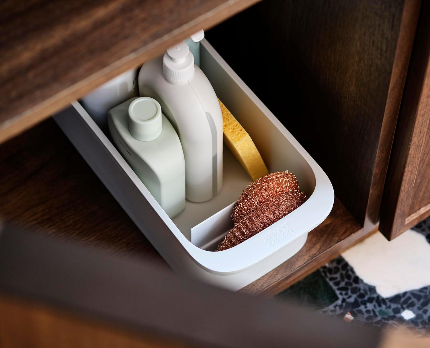 image:imageJoseph Joseph CupboardStore Large EasyAccess Wheeled Storage Caddy UnderSink Kitchen Organizer Made from Recycled PlasticRegular
