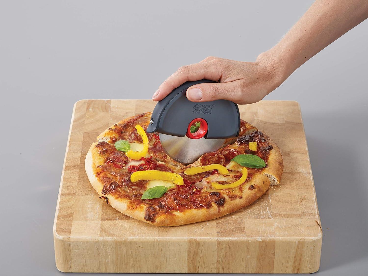 image:imageJoseph Joseph Disc EasyClean Pizza Wheel GreyRed