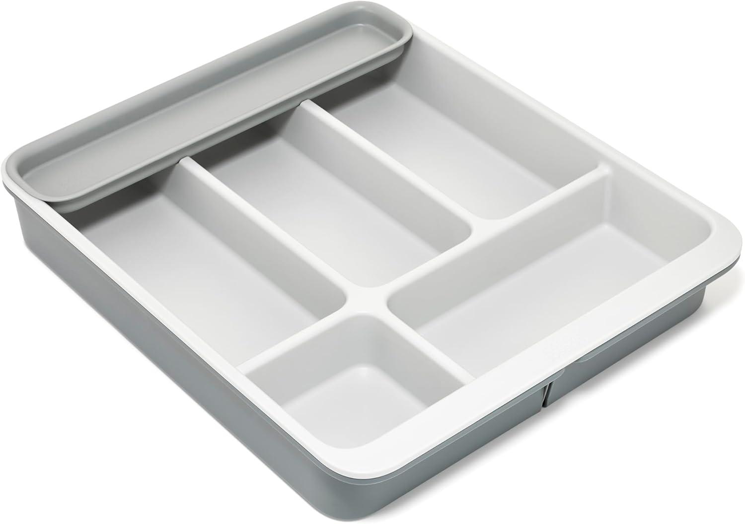 image:imageJoseph Joseph DrawerStore Expanding Utensil and Gadget Organizer Expandable Tray for Kitchen Drawer Recycled PlasticFlatware Organizer
