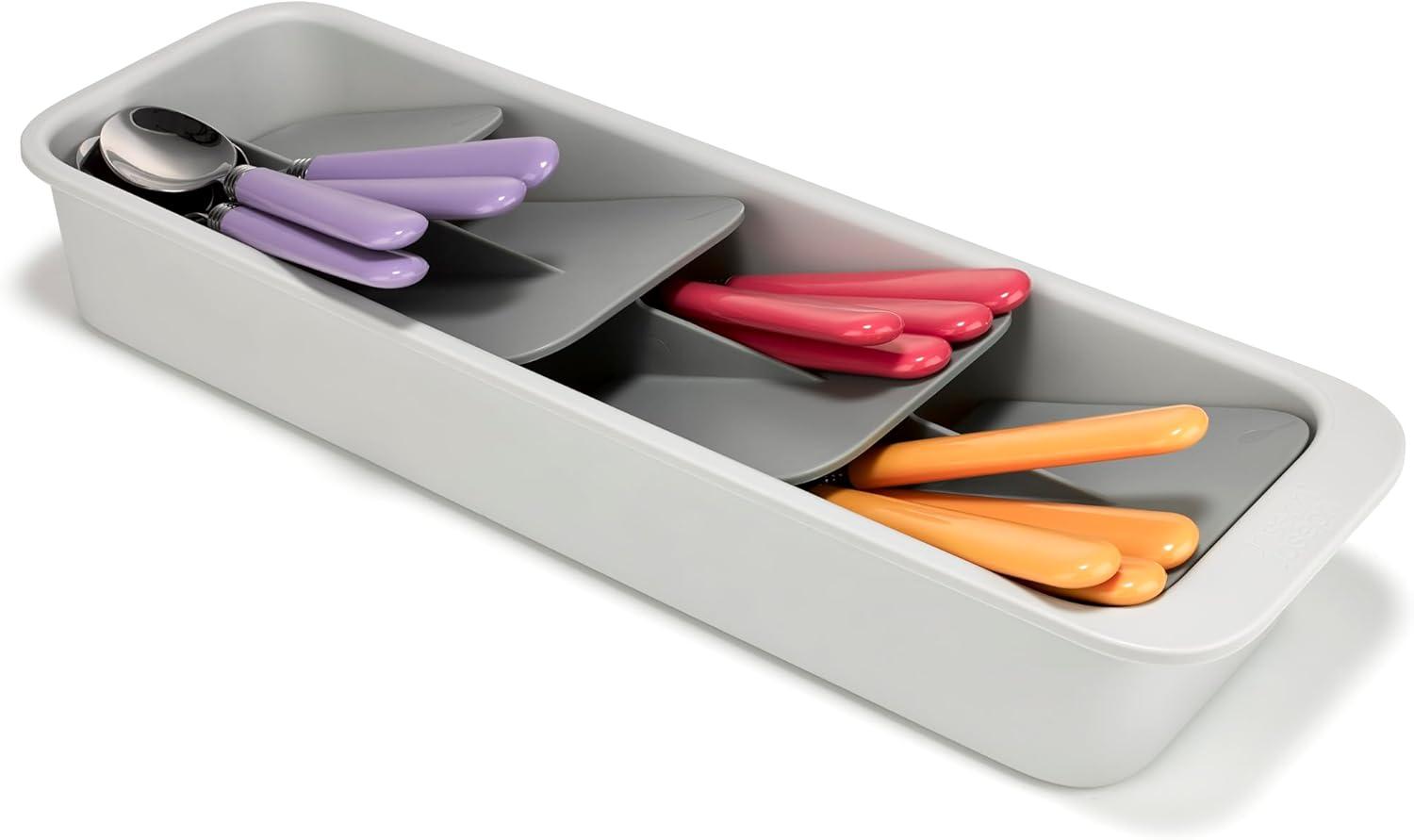 image:imageJoseph Joseph DrawerStore Expanding Utensil and Gadget Organizer Expandable Tray for Kitchen Drawer Recycled PlasticFlatware Organizer