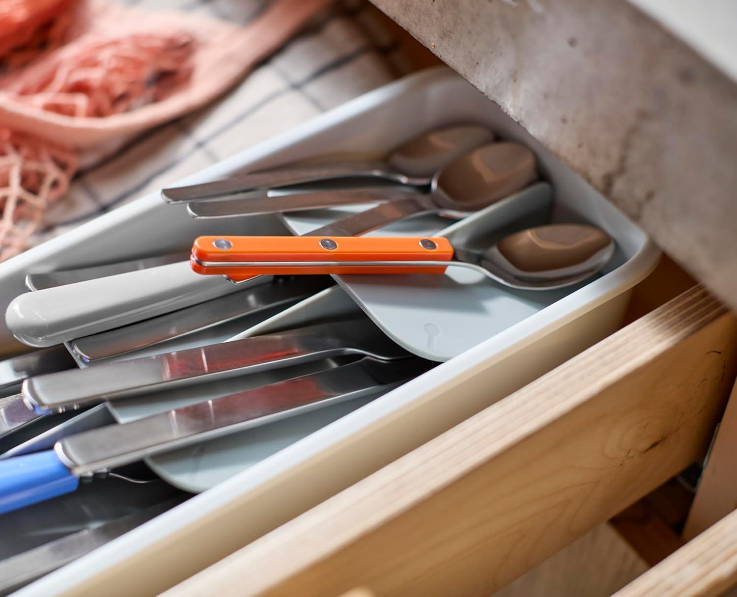 image:imageJoseph Joseph DrawerStore Expanding Utensil and Gadget Organizer Expandable Tray for Kitchen Drawer Recycled PlasticFlatware Organizer