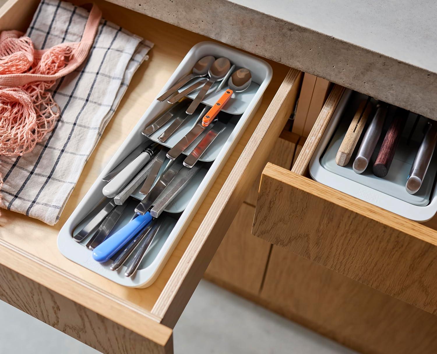 image:imageJoseph Joseph DrawerStore Expanding Utensil and Gadget Organizer Expandable Tray for Kitchen Drawer Recycled PlasticFlatware Organizer