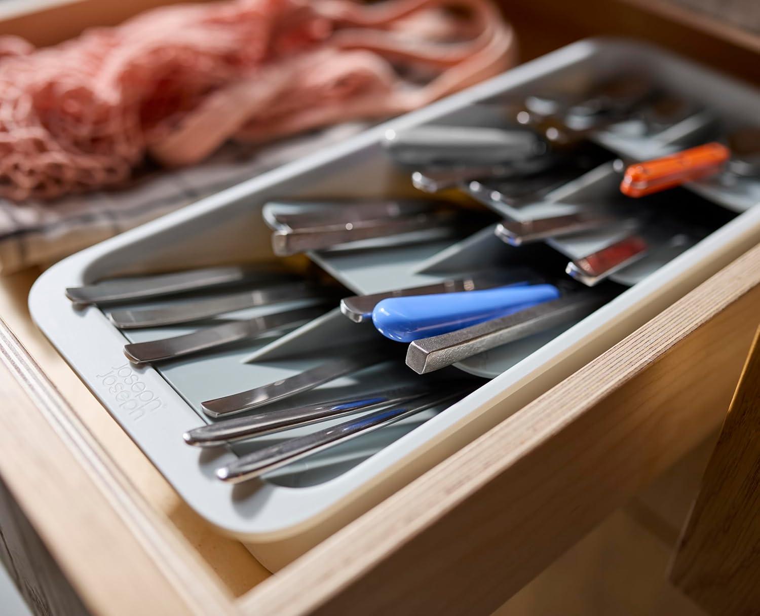 image:imageJoseph Joseph DrawerStore Expanding Utensil and Gadget Organizer Expandable Tray for Kitchen Drawer Recycled PlasticFlatware Organizer