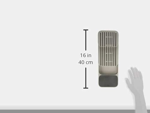 image:imageJoseph Joseph DrawerStore Knife Organizer holds up to 9 knives Kitchen Organization amp Drawer Storage Compact Grey