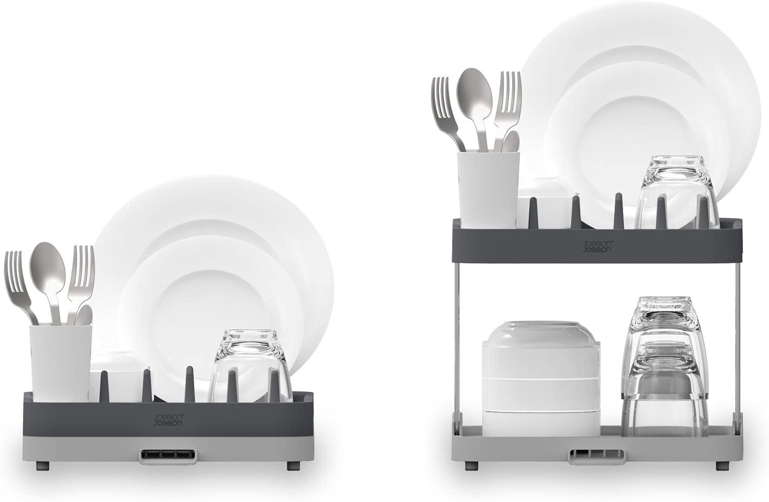 image:imageJoseph Joseph Duo Compact Dish Rack Grey2Tier
