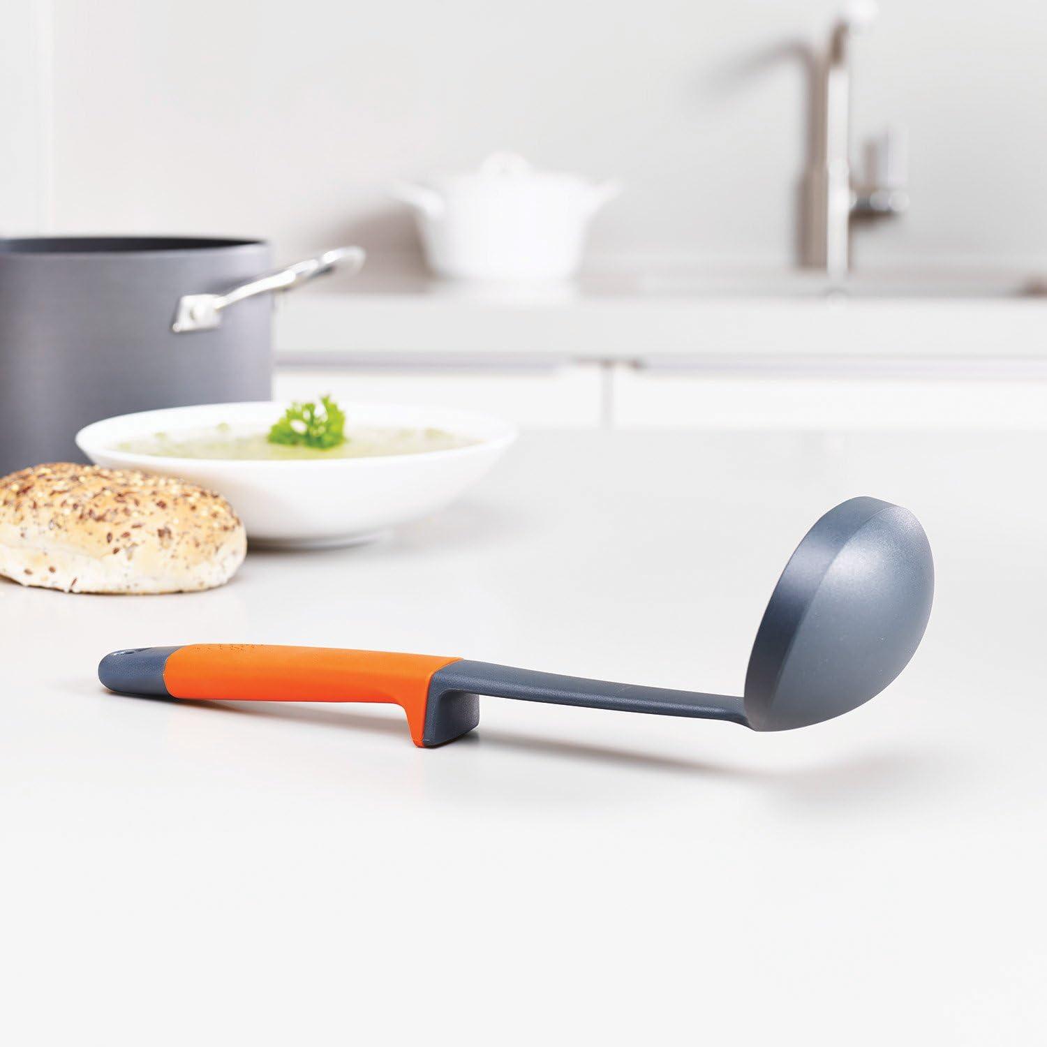 image:imageJoseph Joseph Elevate Kitchen tools amp gadgets Carousel 6Piece Utensil Set with rotating stand Ergonomic silicone handles non stick head Sage GreenMulticolor