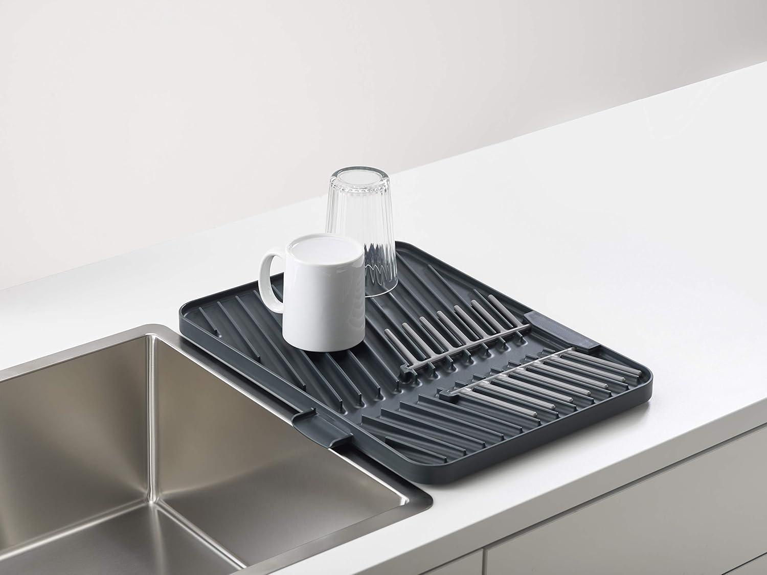 image:imageJoseph Joseph FlipUp Drain Board with Foldable Dish Rack Onesize Gray