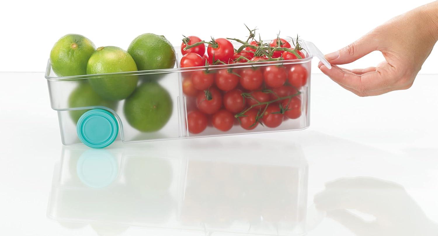 image:imageJoseph Joseph FridgeStore Egg Storage Caddy Holds 12 Eggs EasyAccess Handle and Wheels BPAFree Fridge OrganizerSmall Bin