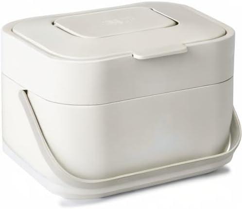 image:imageJoseph Joseph Intelligent Waste Compost Bin Food Waste Caddy with Odor Filter and Ventilation 1 gallon 4 liters GraphiteStone