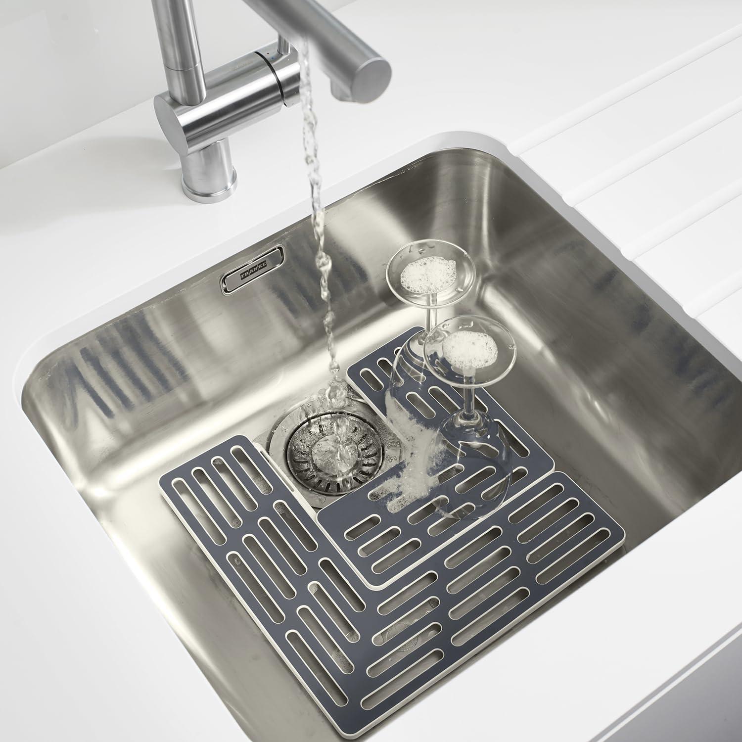 image:imageJoseph Joseph SinkSaver Adjustable Sink Protector Mat NonSlip GrayGray