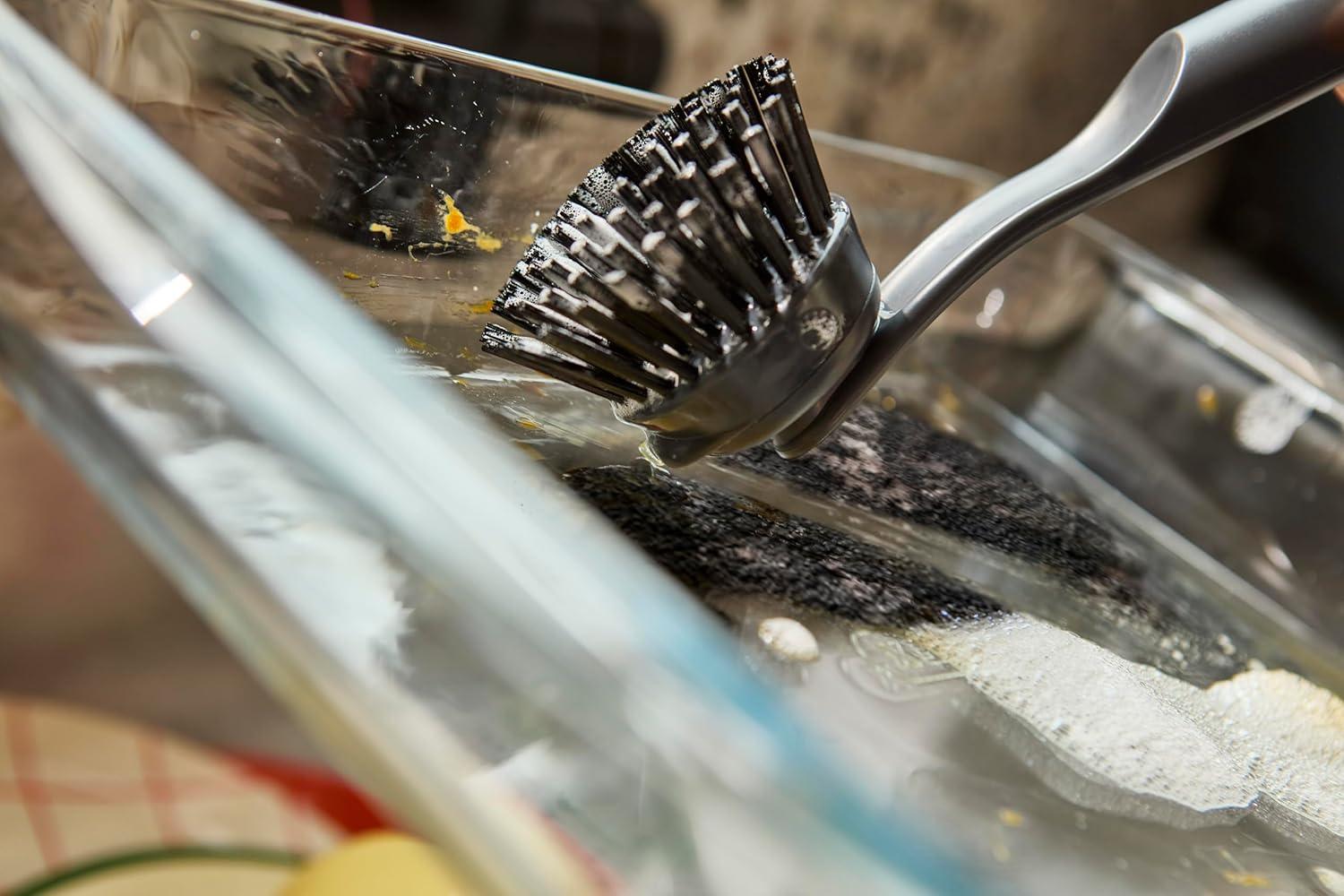 image:imageJoseph Joseph SinkTech Dish Brush with Replacement Head Durable Bristles Easy to ReplaceDish Brush