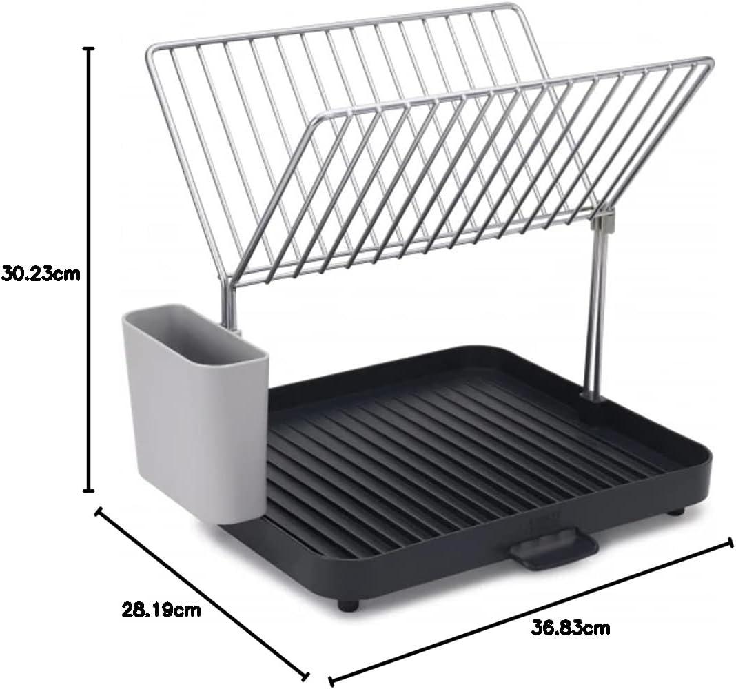 image:imageJoseph Joseph YRack Dish Rack and Drain Board Set with Cutlery Organizer Drainer Drying Tray Large GrayGray