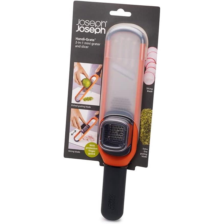 image:imageJoseph Joseph Handy 2 in 1 Mini Grater amp Slicer Orange 1 EA