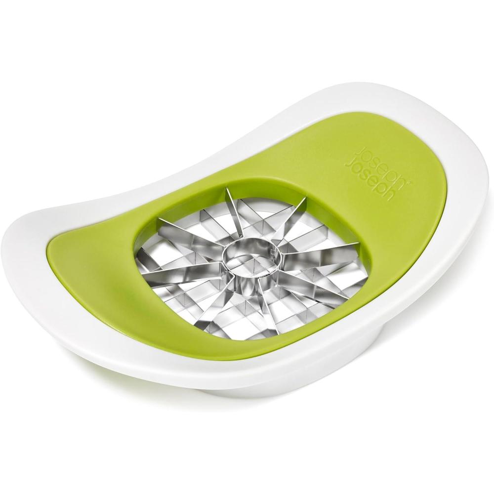 image:imageJoseph Joseph Nest Press 2in1 Apple Corer amp Divider and Potato Chipper Stainless Steel blades BPA free Dishwasher safe
