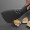 Joseph Joseph – Uni-tool 5-in-1 Silicone Kitchen Utensil, Slotted Spoon, Turner, Cutting Tool, Solid Spoon and Spatula in one- Grey(Gray)