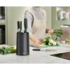 Joseph Joseph 10527 Elevate Knives Carousel Knife Set with Rotating Storage Stand, 6-piece, Black (updated)(Green)