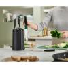 Joseph Joseph 10527 Elevate Knives Carousel Knife Set with Rotating Storage Stand, 6-piece, Black (updated)(Green)