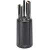 Joseph Joseph 10527 Elevate Knives Carousel Knife Set with Rotating Storage Stand, 6-piece, Black (updated)(Multicolour)