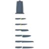 Joseph Joseph 10527 Elevate Knives Carousel Knife Set with Rotating Storage Stand, 6-piece, Black (updated)(Opal)