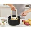 Joseph Joseph 20140 Easy-Mash Plastic Potato Masher Ergonomic with Non-slip Grip and Pan-scraping Edges Dishwasher Safe, One-size, White