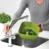 Joseph Joseph 40092 Square Colander, Medium, White(Red)