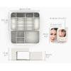 Joseph Joseph 75003 Viva Makeup Cosmetic Storage Organizer with Drawer, Small, Shell(Large Organiser)