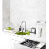 Joseph Joseph 85070 Sink Caddy Kitchen Sink Organizer Sponge Holder Dishwasher-Safe, Large, Gray(Grey)