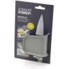 Joseph Joseph BladeBrush Knife and Cutlery Cleaner Brush Bristle Scrub Kitchen Washing Non-Slip, One Size, Green(Gray)
