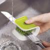 Joseph Joseph BladeBrush Knife and Cutlery Cleaner Brush Bristle Scrub Kitchen Washing Non-Slip, One Size, Green(Green)