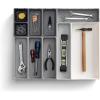 Joseph Joseph Blox 10 Piece Plastic Storage Trays Organizer Grey
