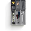 Joseph Joseph Blox 10-Piece Storage Tray Set for Cosmetics, Stationery, Flatware and Utensils, Drawer Organizer, Recycled Plastic(7 piece)