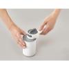 Joseph Joseph Can-Do Plus Compact Can Opener Manual Easy Twist Pull Tab Stainless Steel Portable Space-Saving, White(Plus)