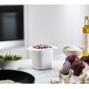 Joseph Joseph ChopCup Vegetable Chopper and Dicer, Sharp Stainless Steel blades, White